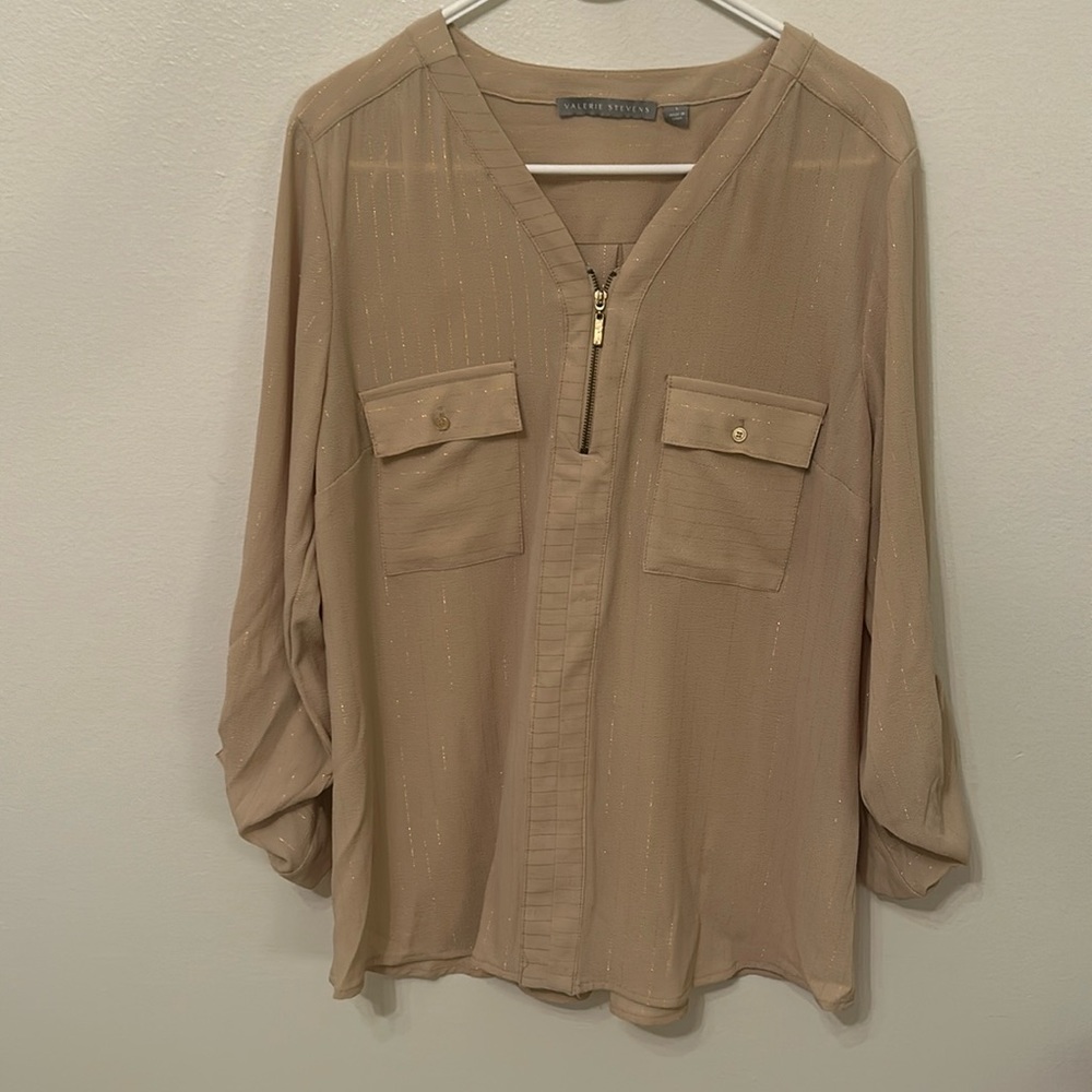 Valerie Steven’s Half Zip Top
